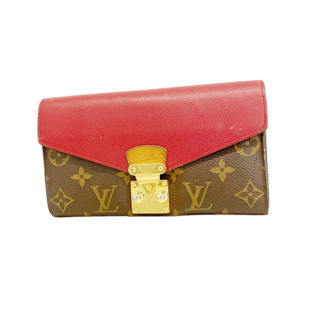 Louis Vuitton Monogram Portefeuille Pallas Long Wallet M58414 Cerise Ladies